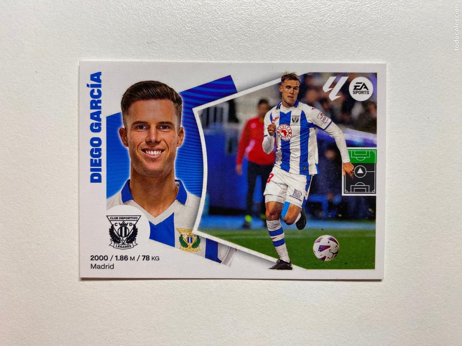 Figurine di Calcio: N 19 CD LEGAN&Eacute;S Diego Garc&iacute;a LIGA ESTE 24 25 &Aacute;LBUM CROMOS PANINI 2024 2025