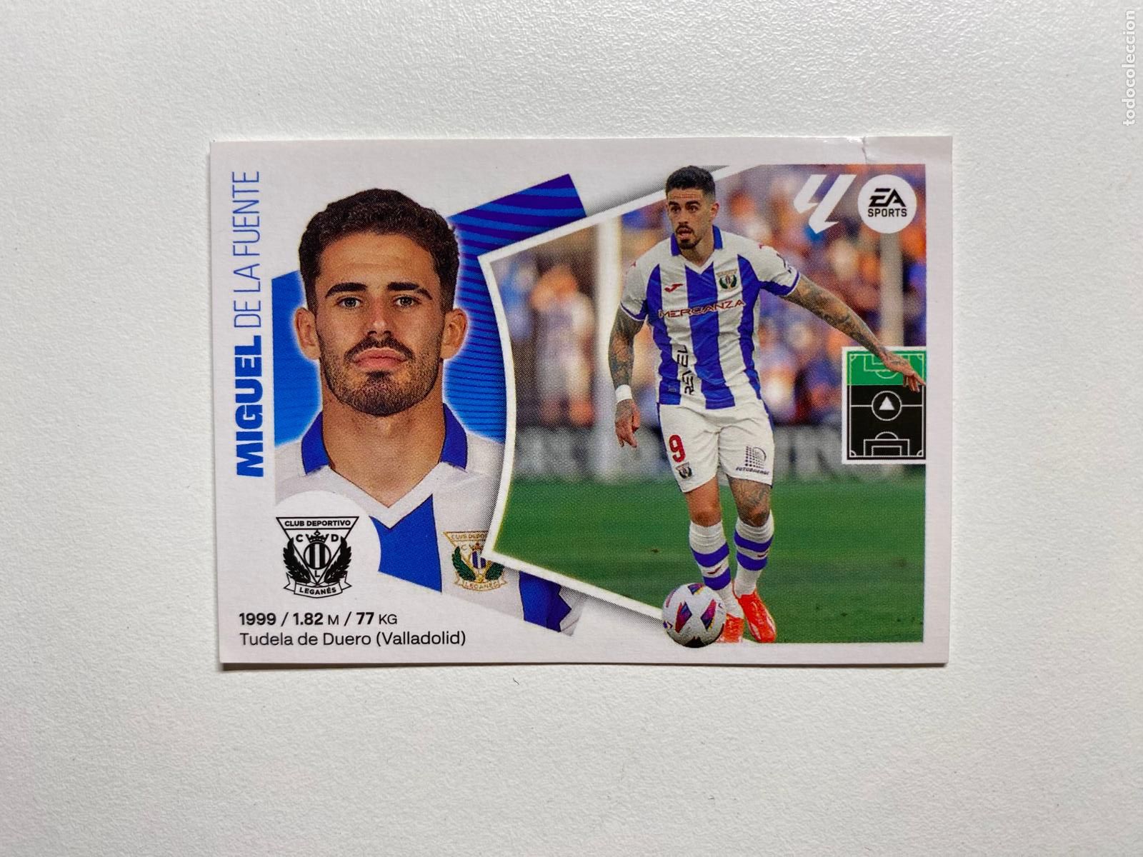 Cromos de F&uacute;tbol: N 20 CD LEGAN&Eacute;S Miguel LIGA ESTE 24 25 &Aacute;LBUM CROMOS PANINI 2024 2025