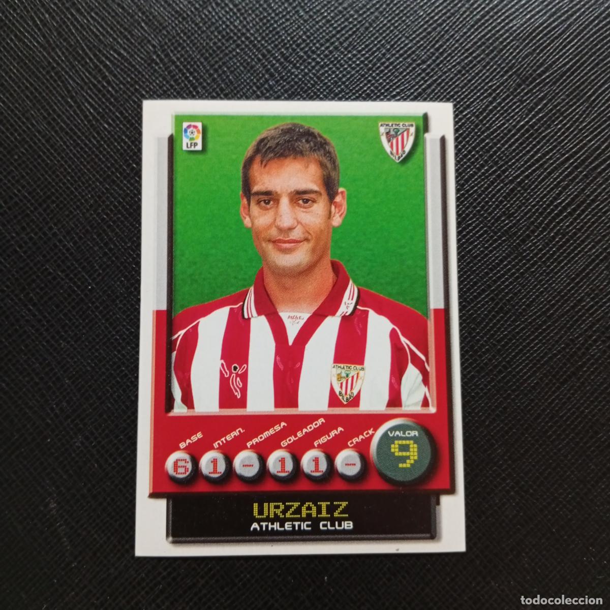 Cromos de F&uacute;tbol: 40 URZAIZ BILBAO PANINI 2001 2002 CROMO FUTBOL 01 02 LIGA - SIN PEGAR - A208 PG10