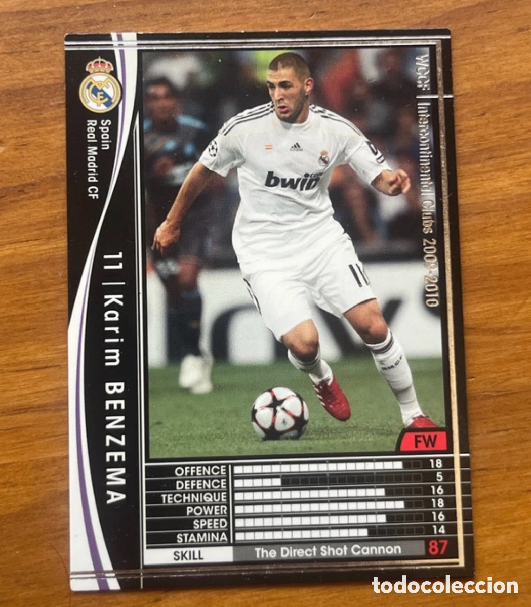 Cromos de F&uacute;tbol: Karim Benzema WCCF Intercontinental Clubs 2009/2010