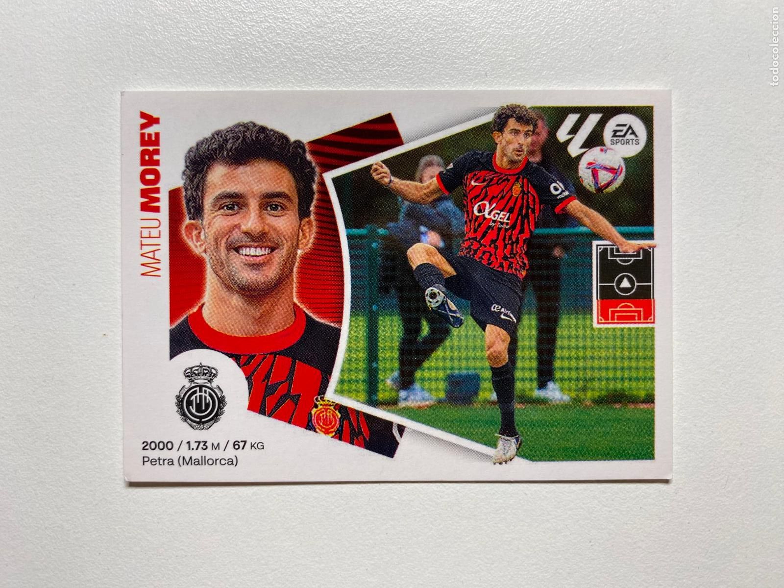 Cromos de F&uacute;tbol: N 6 BIS RCD MALLORCA Morey LIGA ESTE 24 25 &Aacute;LBUM CROMOS PANINI 2024 2025