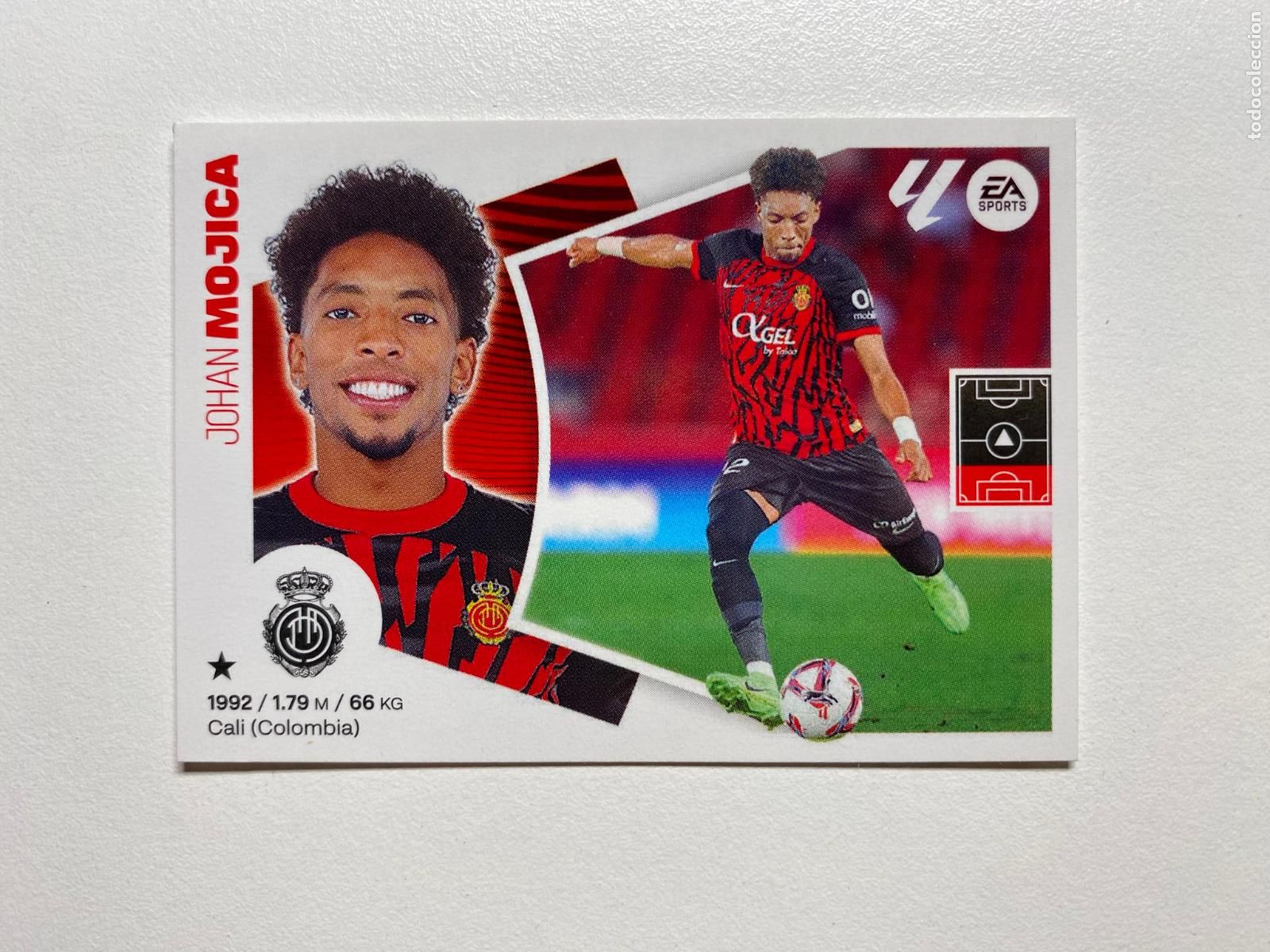 Cromos de F&uacute;tbol: N 10 RCD MALLORCA Mojica LIGA ESTE 24 25 &Aacute;LBUM CROMOS PANINI 2024 2025