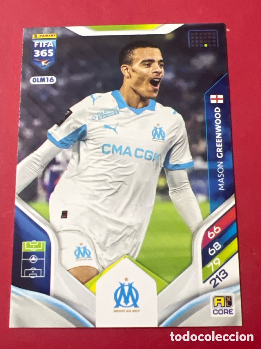 Cromos de F&uacute;tbol: C1904. OLM16 Mason Greenwood - Olympique De Marsella - Adrenalyn Fifa 365 2026- Panini 26