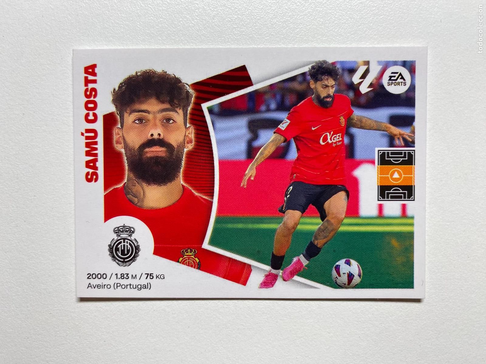Cromos de F&uacute;tbol: N 13 RCD MALLORCA Samu Costa LIGA ESTE 24 25 &Aacute;LBUM CROMOS PANINI 2024 2025