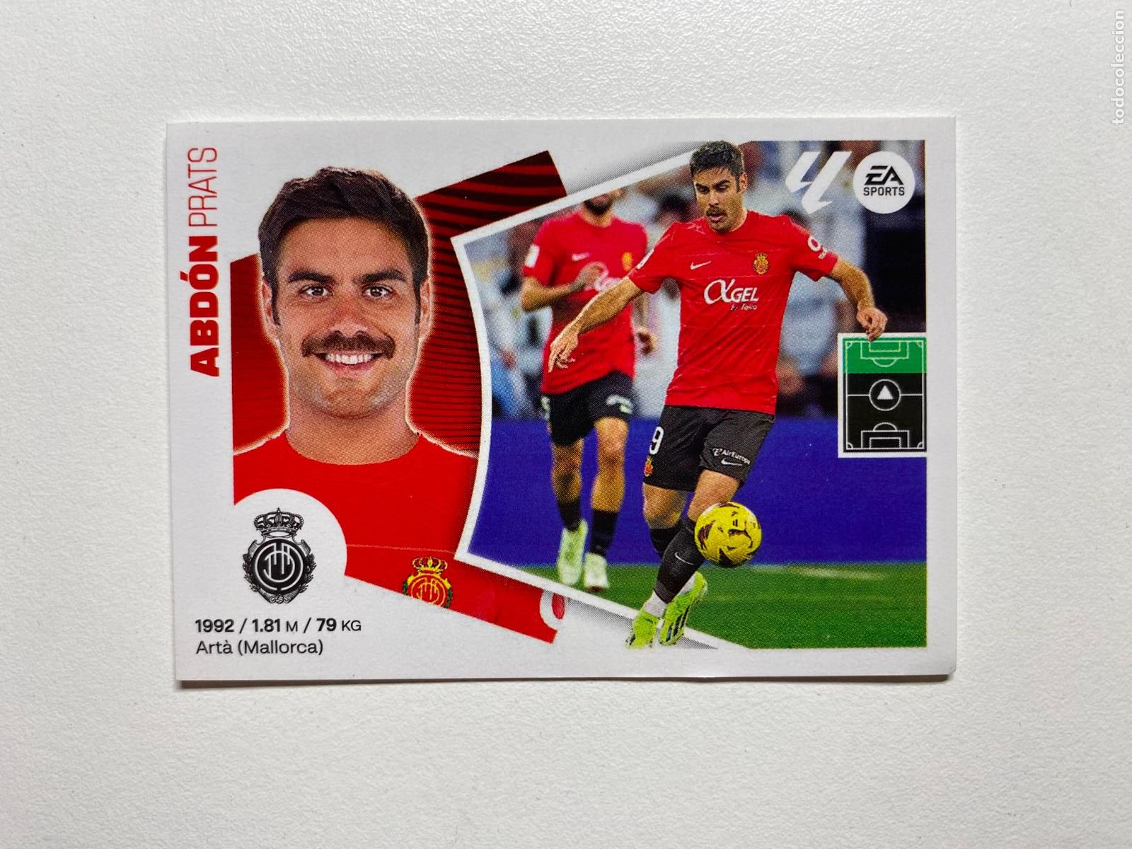 Cromos de F&uacute;tbol: N 19 RCD MALLORCA Abd&oacute;n Prats LIGA ESTE 24 25 &Aacute;LBUM CROMOS PANINI 2024 2025