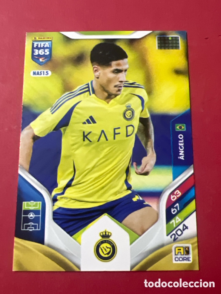 Cromos de F&uacute;tbol: C1900. Angelo NAS15 Adrenalyn XL Fifa 365 2026 Al-Nassr