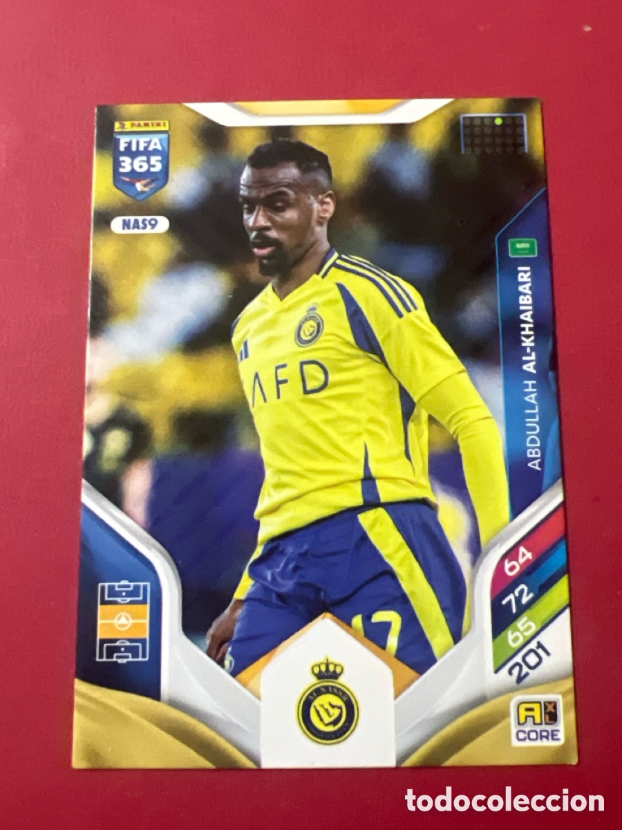 Cromos de F&uacute;tbol: C1901. Abdullah Al-Khaibari NAS9 Adrenalyn XL Fifa 365 2026 Al-Nassr