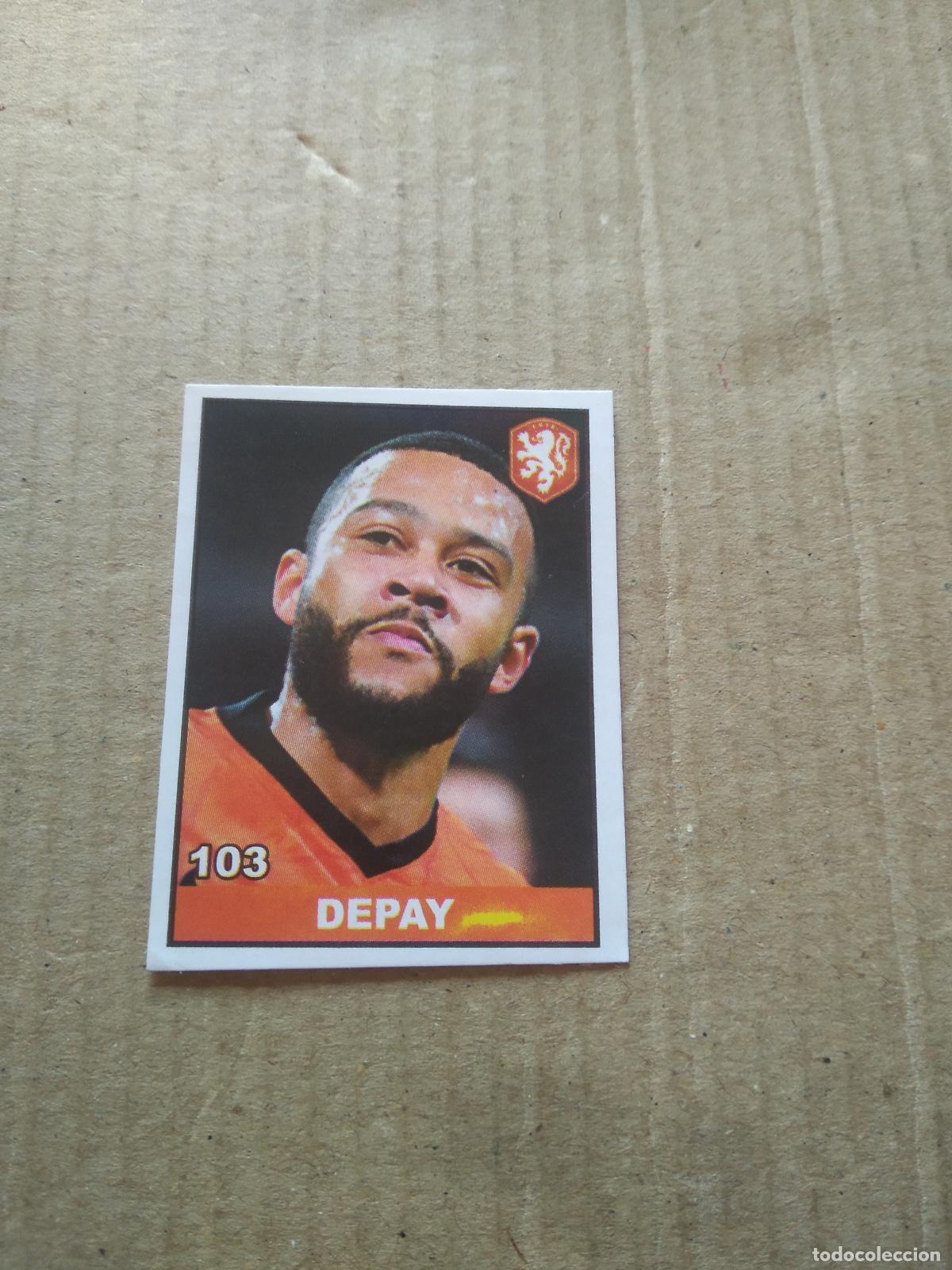 Cromos de F&uacute;tbol: 103 MEMPHIS DEPAY HOLANDA CROMO FUTBOL MUNDIAL 2022 WORLD CUP COPA DEL MUNDO EDITADO EN BRASIL