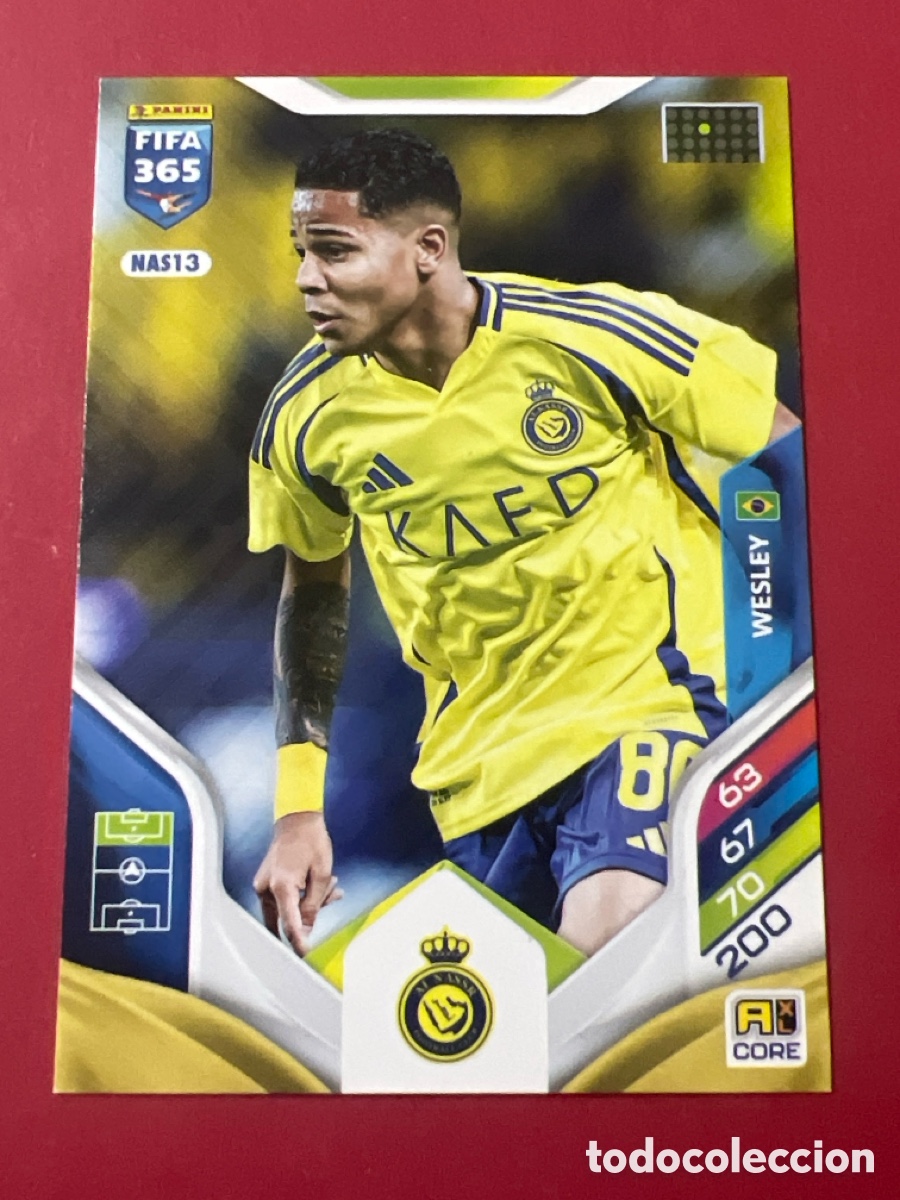 Cromos de F&uacute;tbol: C1902. NAS13 Wesley - Al Nassr - Adrenalyn Fifa 365 2026- Panini 26