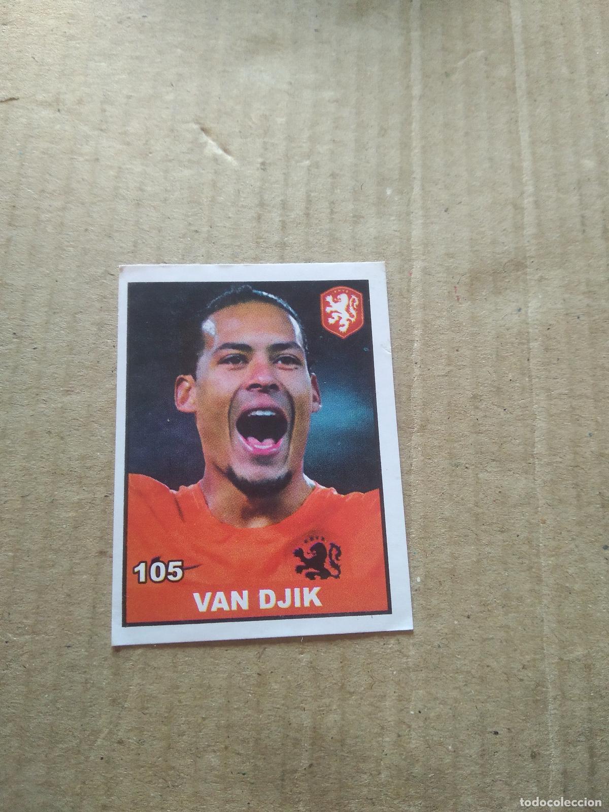 Cromos de F&uacute;tbol: 105 VAN DIJK HOLANDA CROMO FUTBOL MUNDIAL 2022 WORLD CUP COPA DEL MUNDO EDITADO EN BRASIL