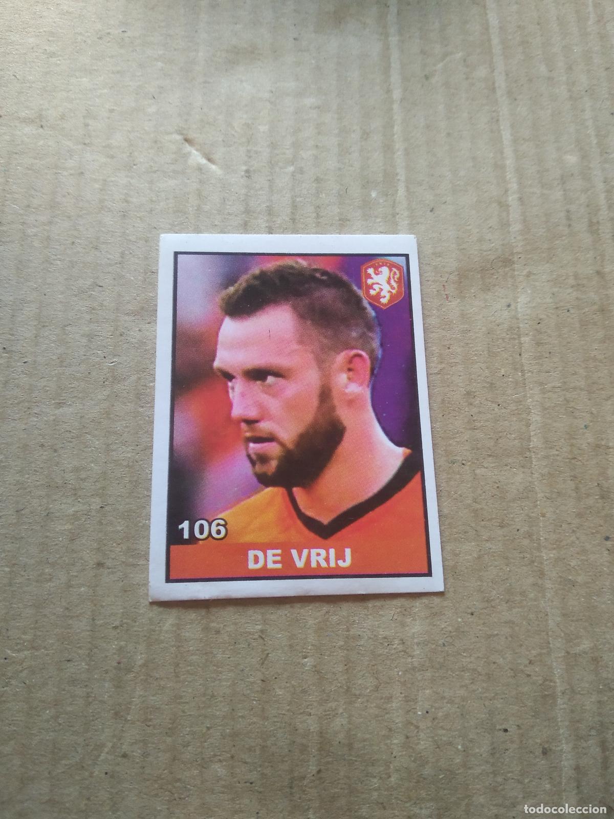 Cromos de F&uacute;tbol: 106 DE VRIJ HOLANDA CROMO FUTBOL MUNDIAL 2022 WORLD CUP COPA DEL MUNDO EDITADO EN BRASIL