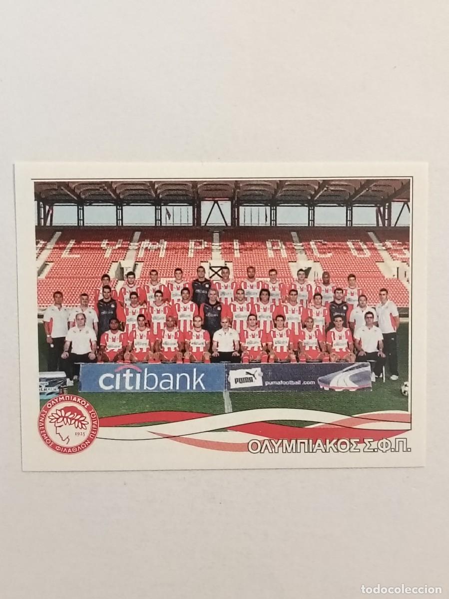 Cromos de F&uacute;tbol: #190 EQUIPO (OLYMPIACOS) SUPERLIGA GRECIA 09/10 PANINI