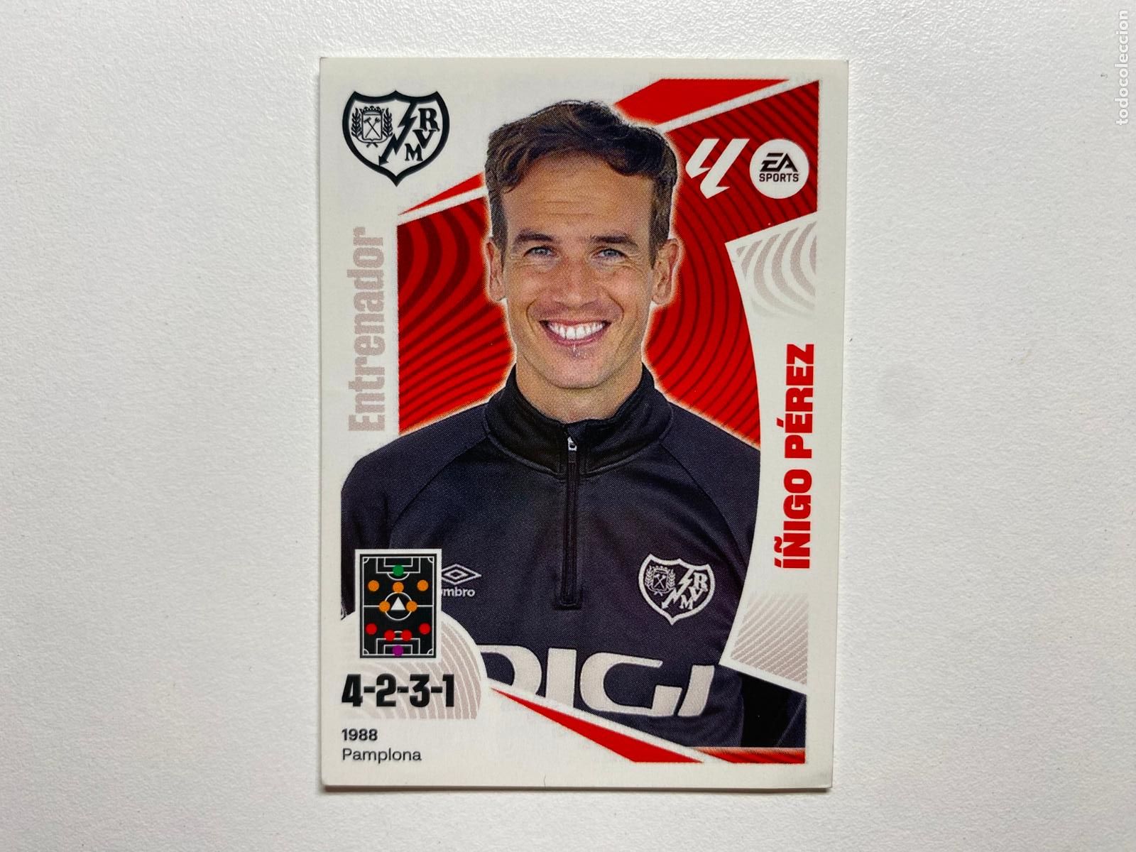 Figurine di Calcio: N 2 RAYO VALLECANO &Iacute;&ntilde;igo P&eacute;rez LIGA ESTE 24 25 &Aacute;LBUM CROMOS PANINI 2024 2025