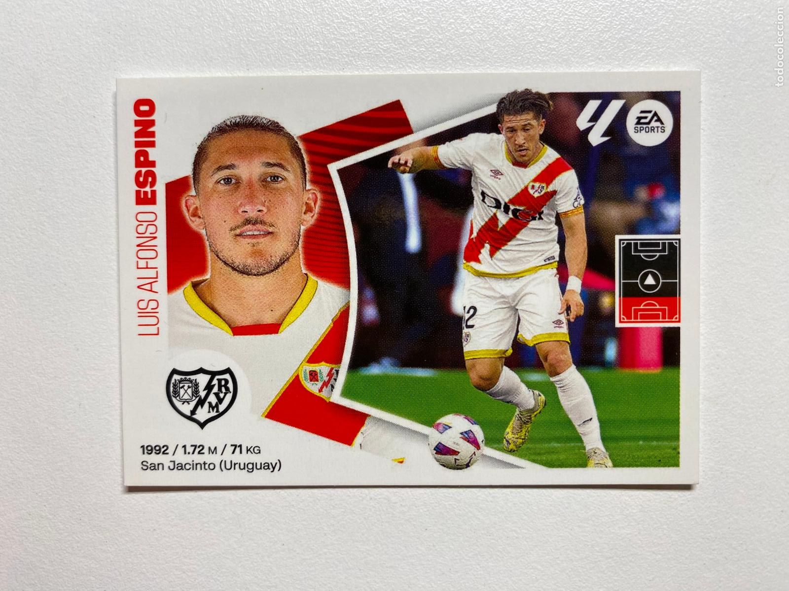 Figurine di Calcio: N 9 RAYO VALLECANO Espino LIGA ESTE 24 25 &Aacute;LBUM CROMOS PANINI 2024 2025