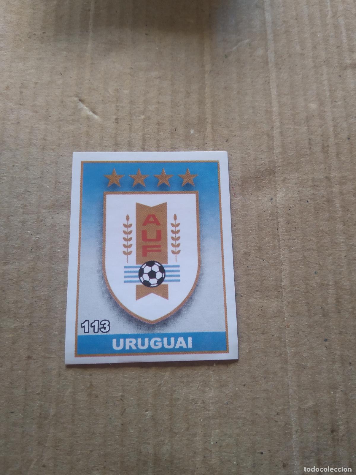 Figurine di Calcio: 113 ESCUDO URUGUAY CROMO FUTBOL MUNDIAL 2022 WORLD CUP COPA DEL MUNDO EDITADO EN BRASIL
