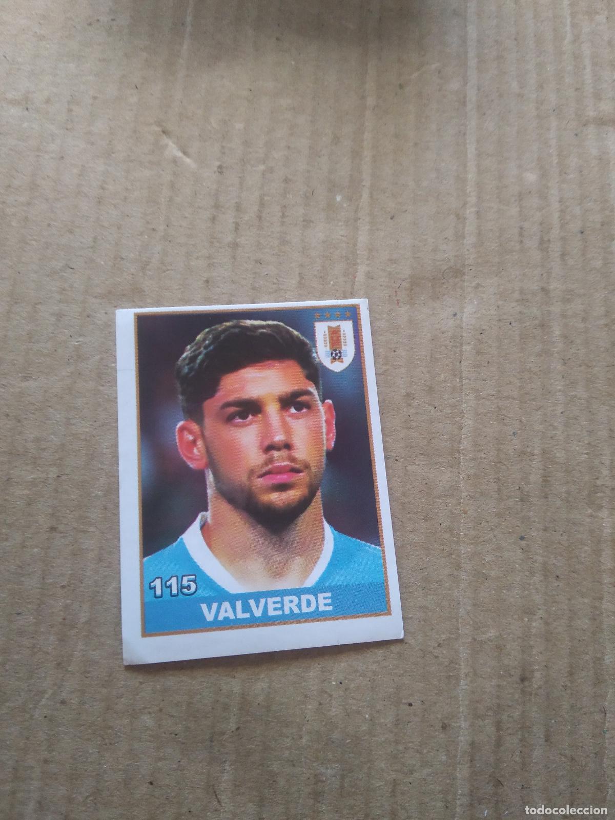 Figurine di Calcio: 115 VALVERDE URUGUAY CROMO FUTBOL MUNDIAL 2022 WORLD CUP COPA DEL MUNDO EDITADO EN BRASIL