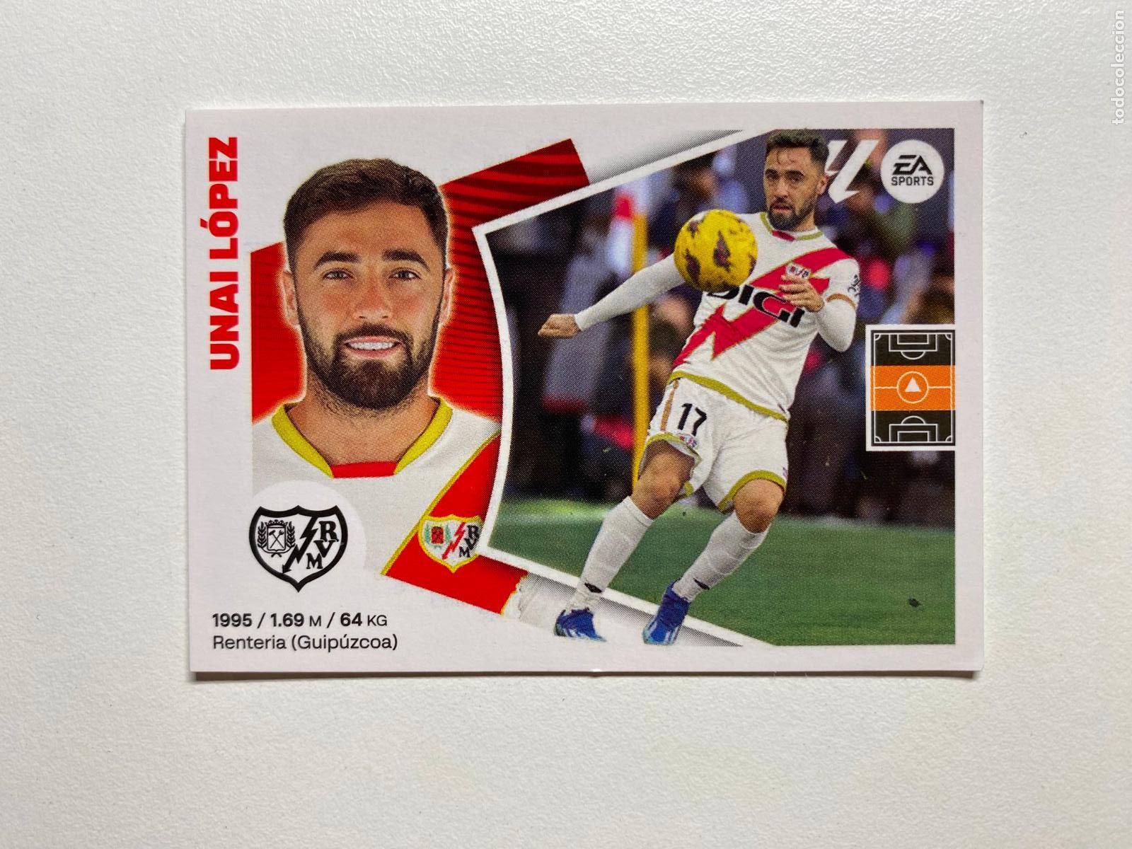 Figurine di Calcio: N 13 RAYO VALLECANO Unai L&oacute;pez LIGA ESTE 24 25 &Aacute;LBUM CROMOS PANINI 2024 2025