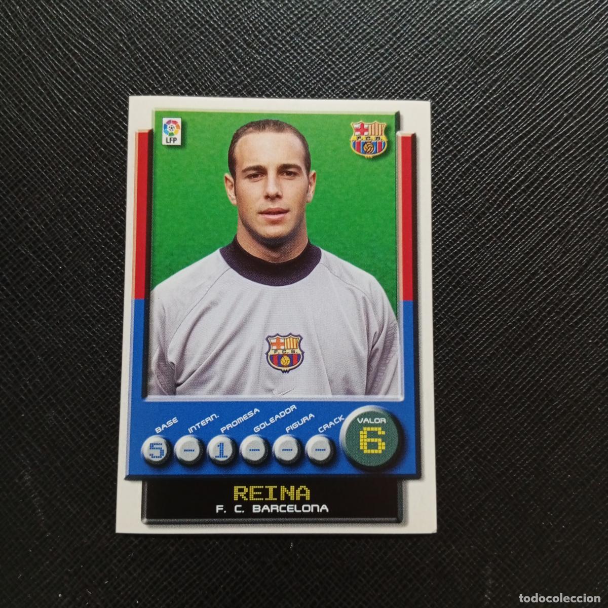 Figurine di Calcio: 42 REINA BARCELONA PANINI 2001 2002 CROMO FUTBOL 01 02 LIGA - SIN PEGAR - A208 PG10