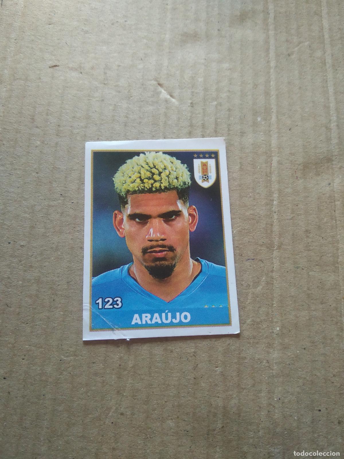 Football Stickers: 123 ARAUJO URUGUAY CROMO FUTBOL MUNDIAL 2022 WORLD CUP COPA DEL MUNDO EDITADO EN BRASIL