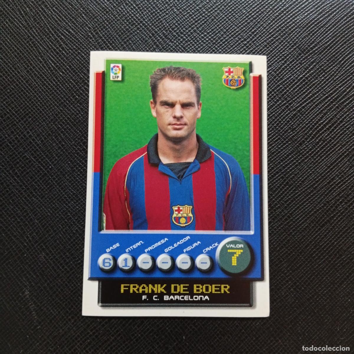 Football Stickers: 45 FRANK DE BOER BARCELONA PANINI 2001 2002 CROMO FUTBOL 01 02 LIGA - SIN PEGAR - A208 PG10