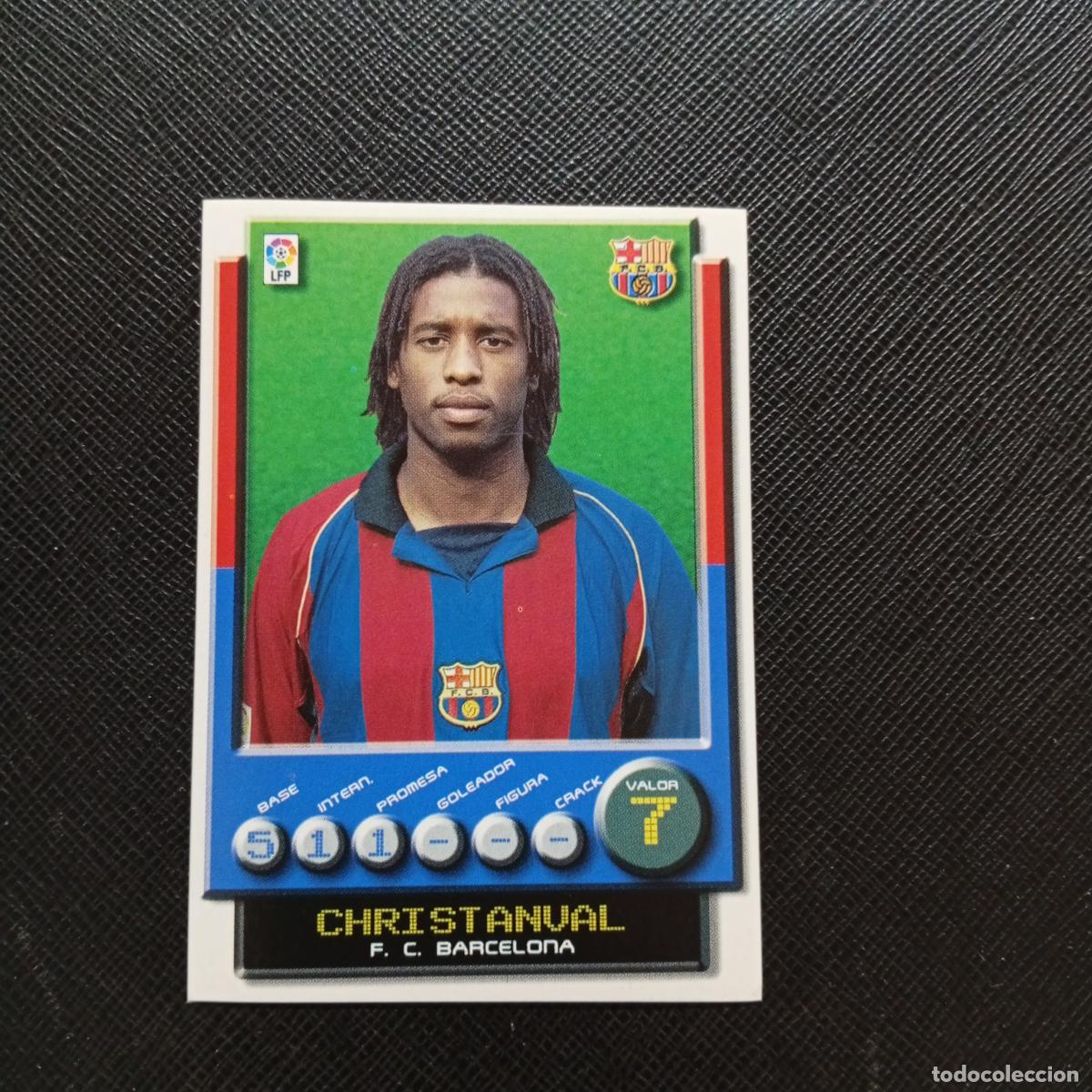 Football Stickers: 47 CHRISTANVAL BARCELONA PANINI 2001 2002 CROMO FUTBOL 01 02 LIGA - SIN PEGAR - A208 PG10