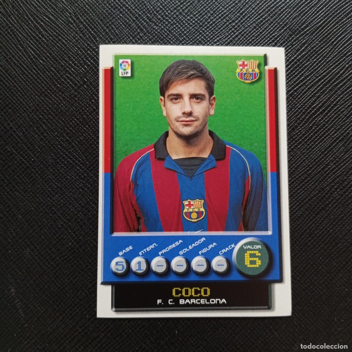 Cromos de F&uacute;tbol: 49 COCO BARCELONA PANINI 2001 2002 CROMO FUTBOL 01 02 LIGA - SIN PEGAR - A208 PG10