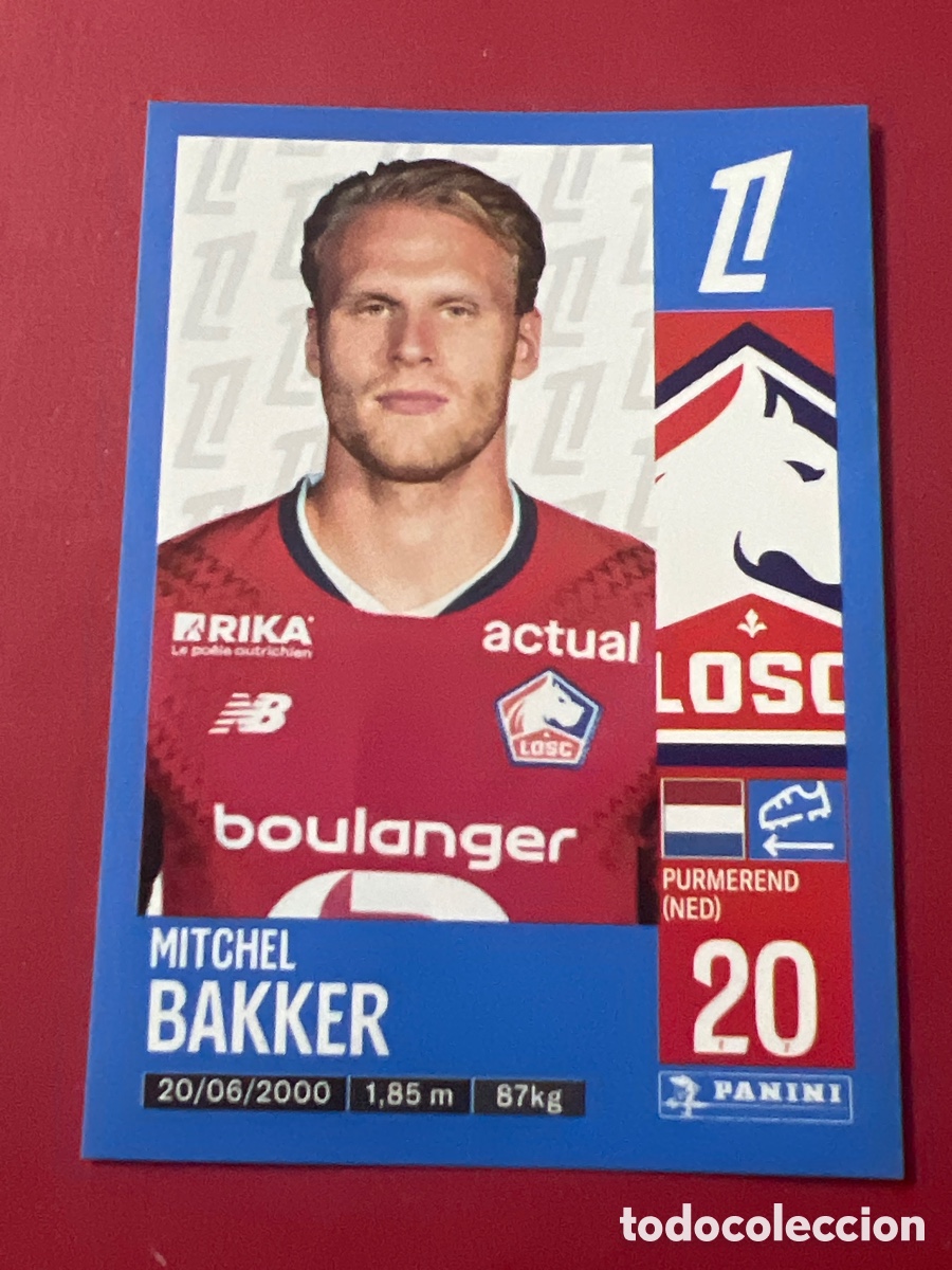 Cromos de F&uacute;tbol: C1911. Panini Foot ligue 1 France Stickers 2024 2025 24 25 - 158 Bakker