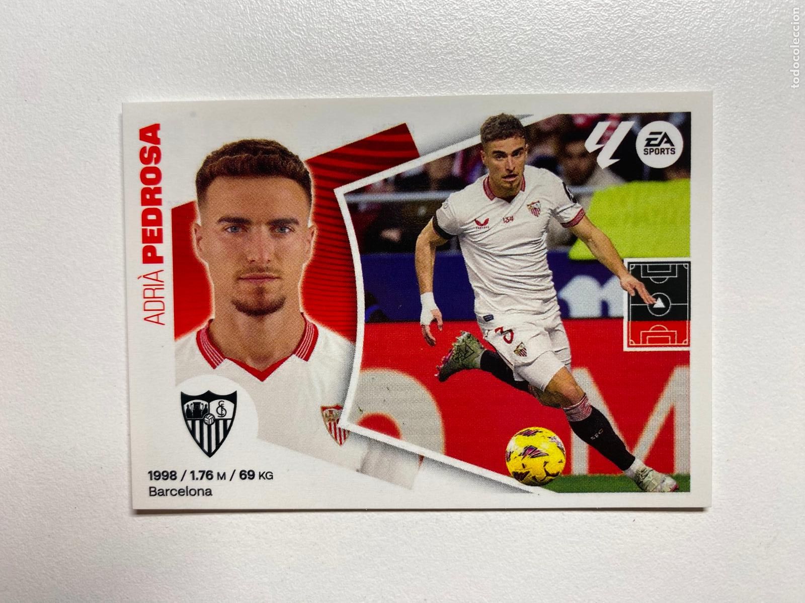 Cromos de F&uacute;tbol: N 11 SEVILLA FC Pedrosa LIGA ESTE 24 25 &Aacute;LBUM CROMOS PANINI 2024 2025