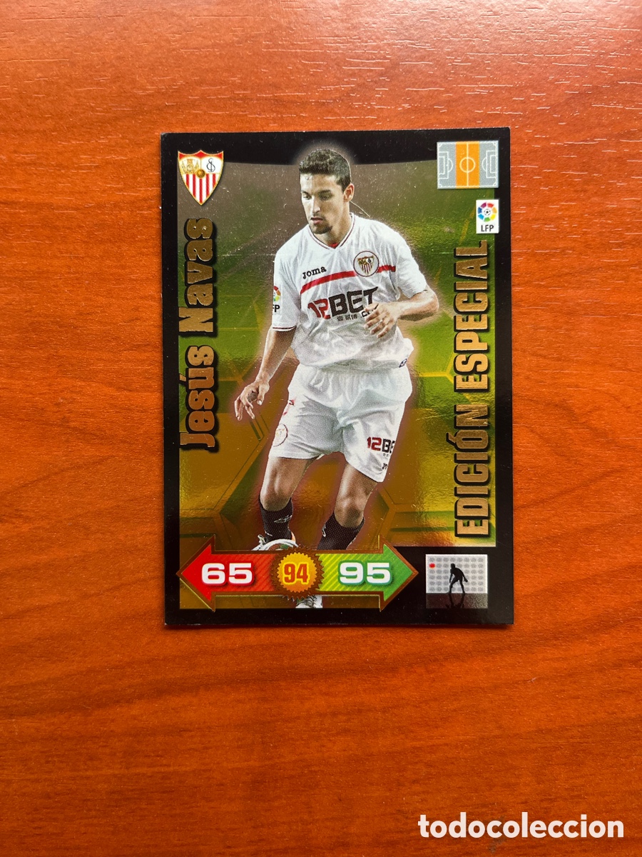 Cromos de F&uacute;tbol: JESUS NAVAS EDICION ESPECIAL SEVILLA 2010 2011 ADRENALYN XL LIGA 2010 2011 10 11 PANINI