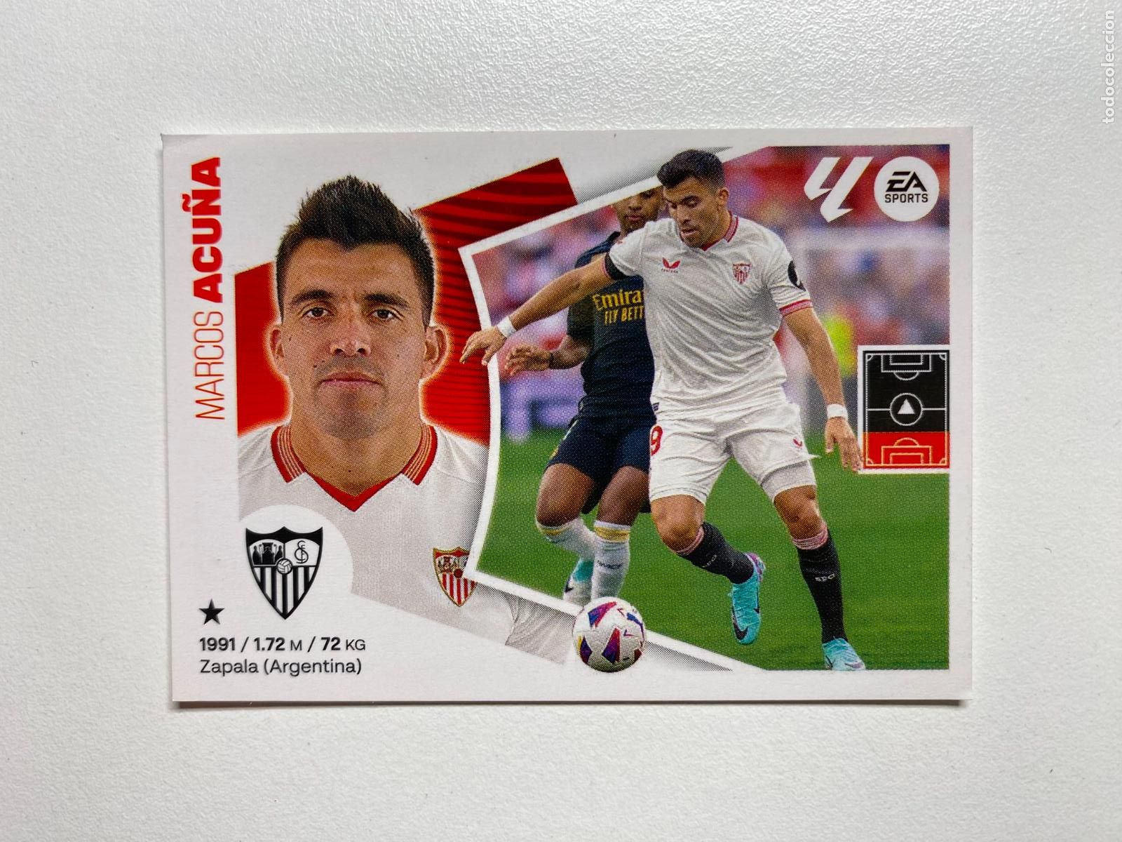 Cromos de F&uacute;tbol: N 12 SEVILLA FC Acu&ntilde;a LIGA ESTE 24 25 &Aacute;LBUM CROMOS PANINI 2024 2025