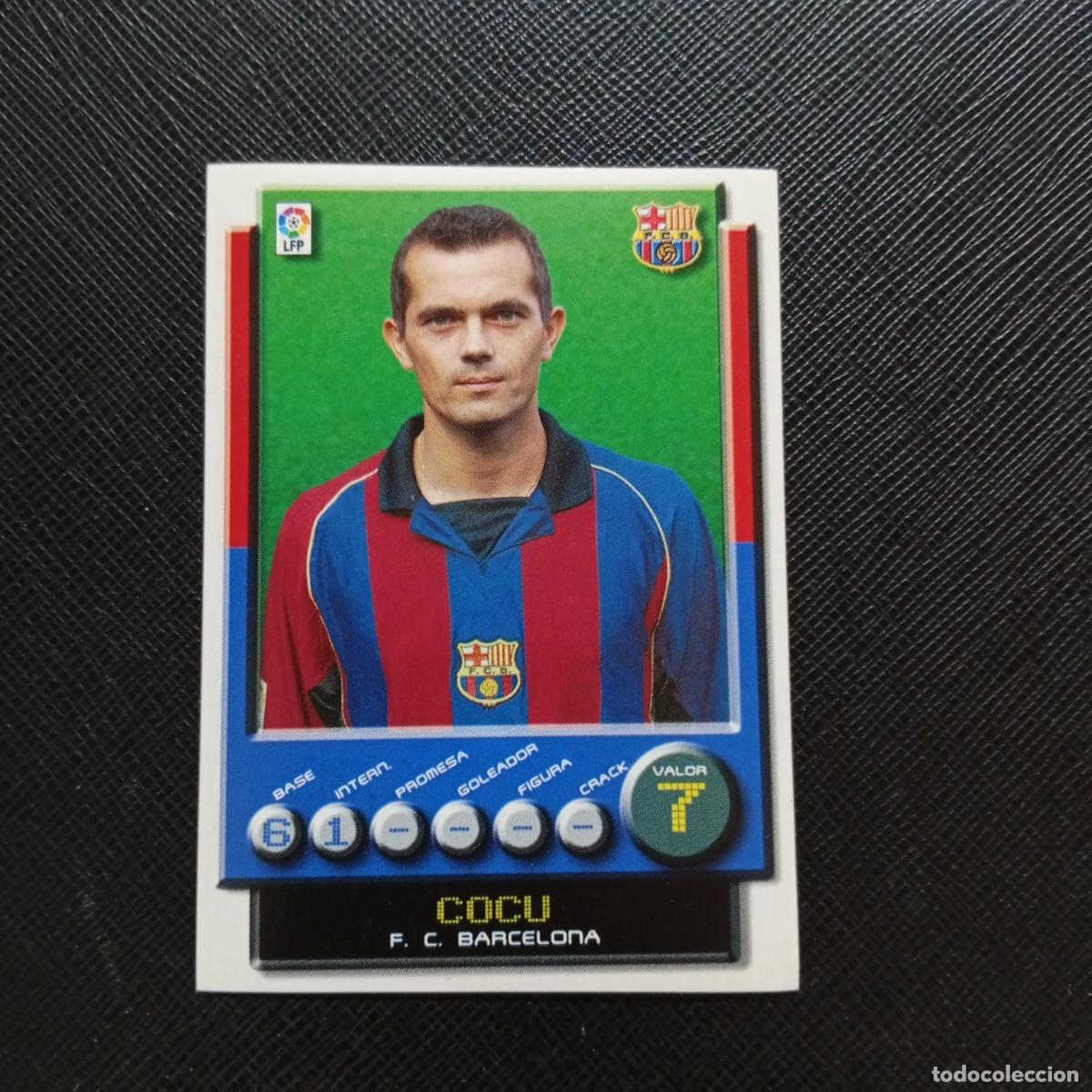 Cromos de F&uacute;tbol: 51 COCU BARCELONA PANINI 2001 2002 CROMO FUTBOL 01 02 LIGA - SIN PEGAR - A208 PG10