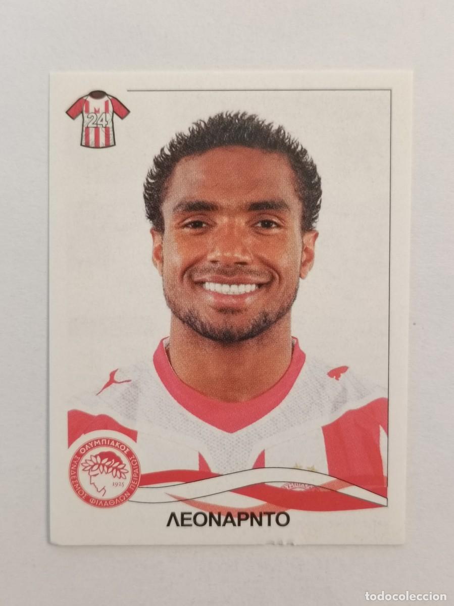Cromos de F&uacute;tbol: #198 LEONARDO (OLYMPIACOS) SUPERLIGA GRECIA 09/10 PANINI