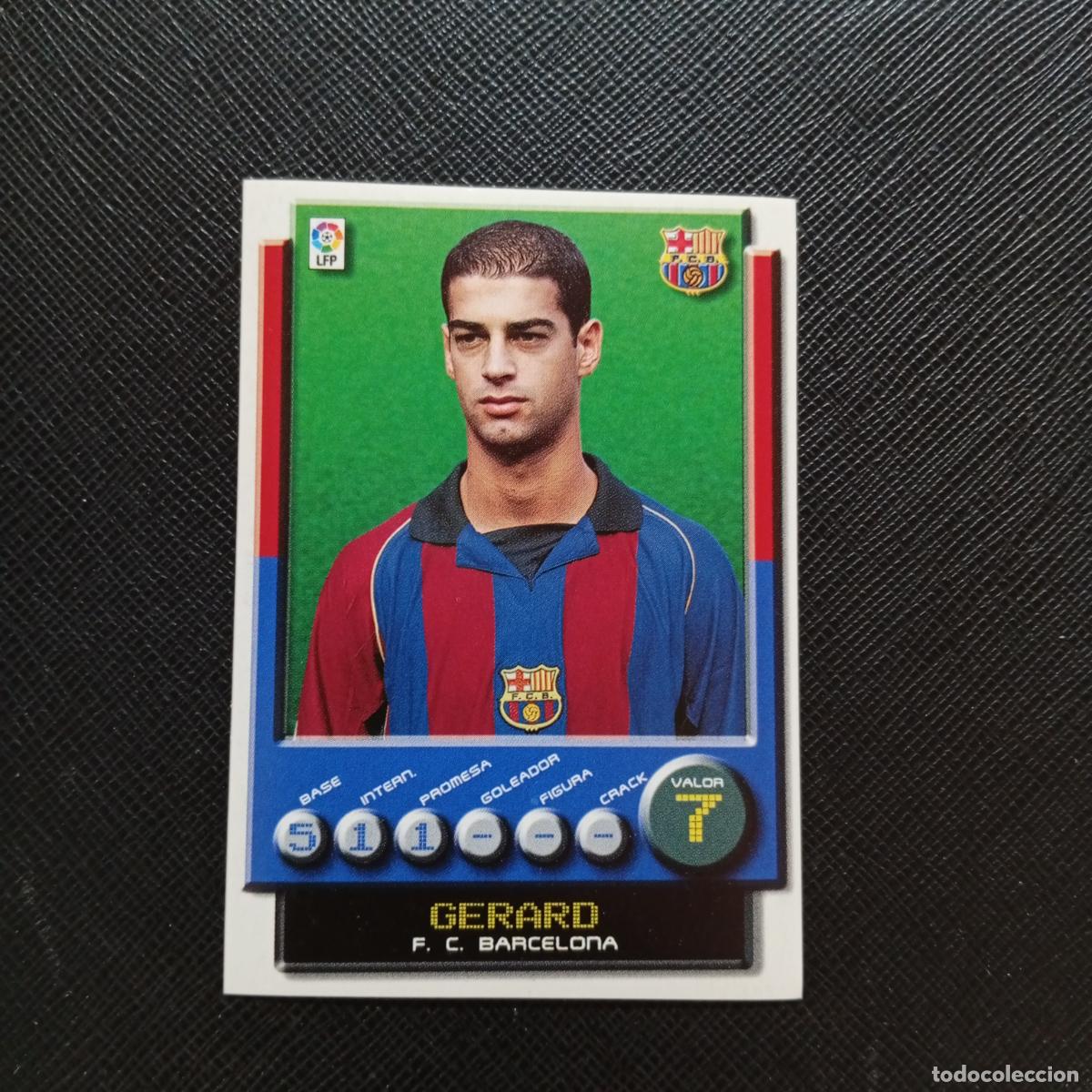 Cromos de F&uacute;tbol: 55 GERARD BARCELONA PANINI 2001 2002 CROMO FUTBOL 01 02 LIGA - SIN PEGAR - A208 PG28