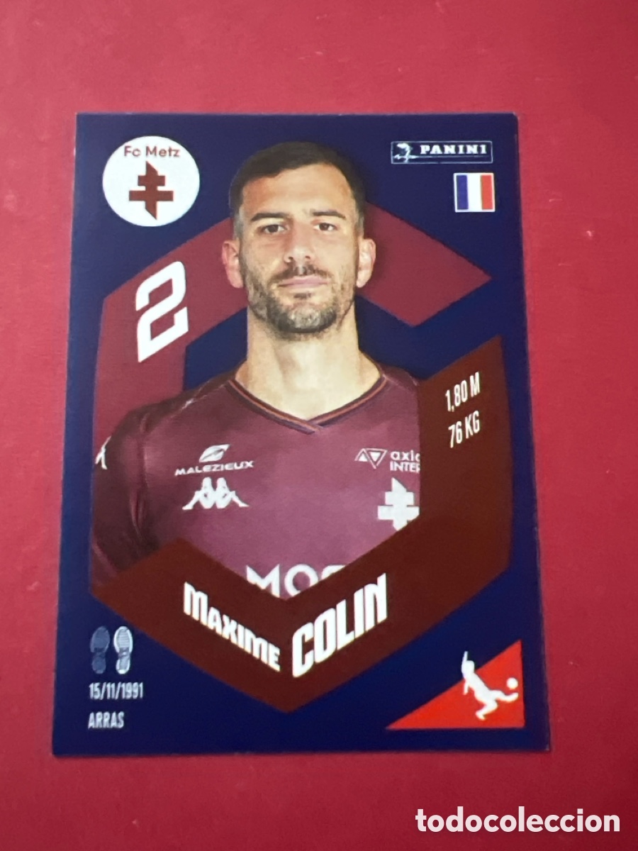 Cromos de F&uacute;tbol: C1914. Panini Foot 2024 #215 Maxime Colin FC Metz