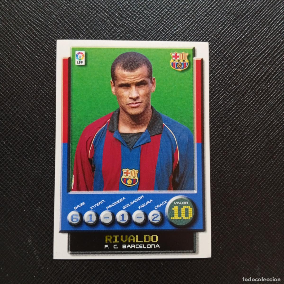 Cromos de F&uacute;tbol: 56 RIVALDO BARCELONA PANINI 2001 2002 CROMO FUTBOL 01 02 LIGA - SIN PEGAR - A208 PG28