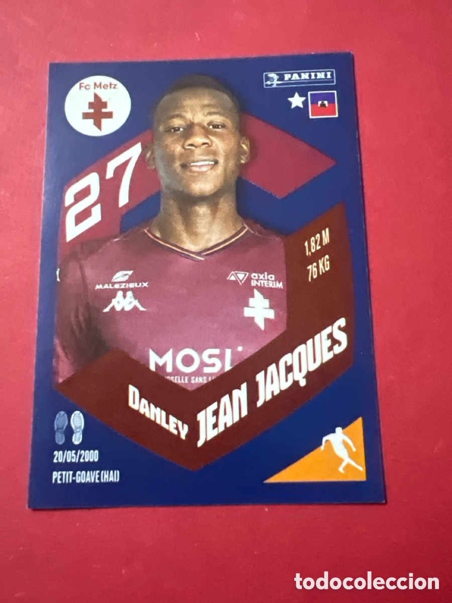 Figurine di Calcio: C1916. Panini Foot France stickers 2023 2024 23 24 - 222 Jean Jacques