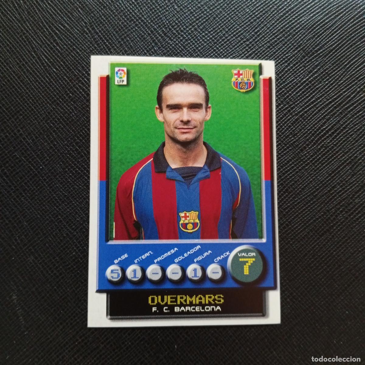 Cromos de F&uacute;tbol: 60 OVERMARS BARCELONA PANINI 2001 2002 CROMO FUTBOL 01 02 LIGA - SIN PEGAR - A208 PG28