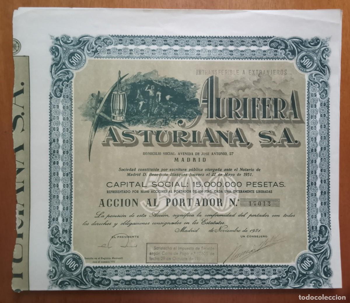 Cromos de F&uacute;tbol: ASTURIAS. Acci&oacute;n de Aur&iacute;fera Asturiana. Madrid. 1951