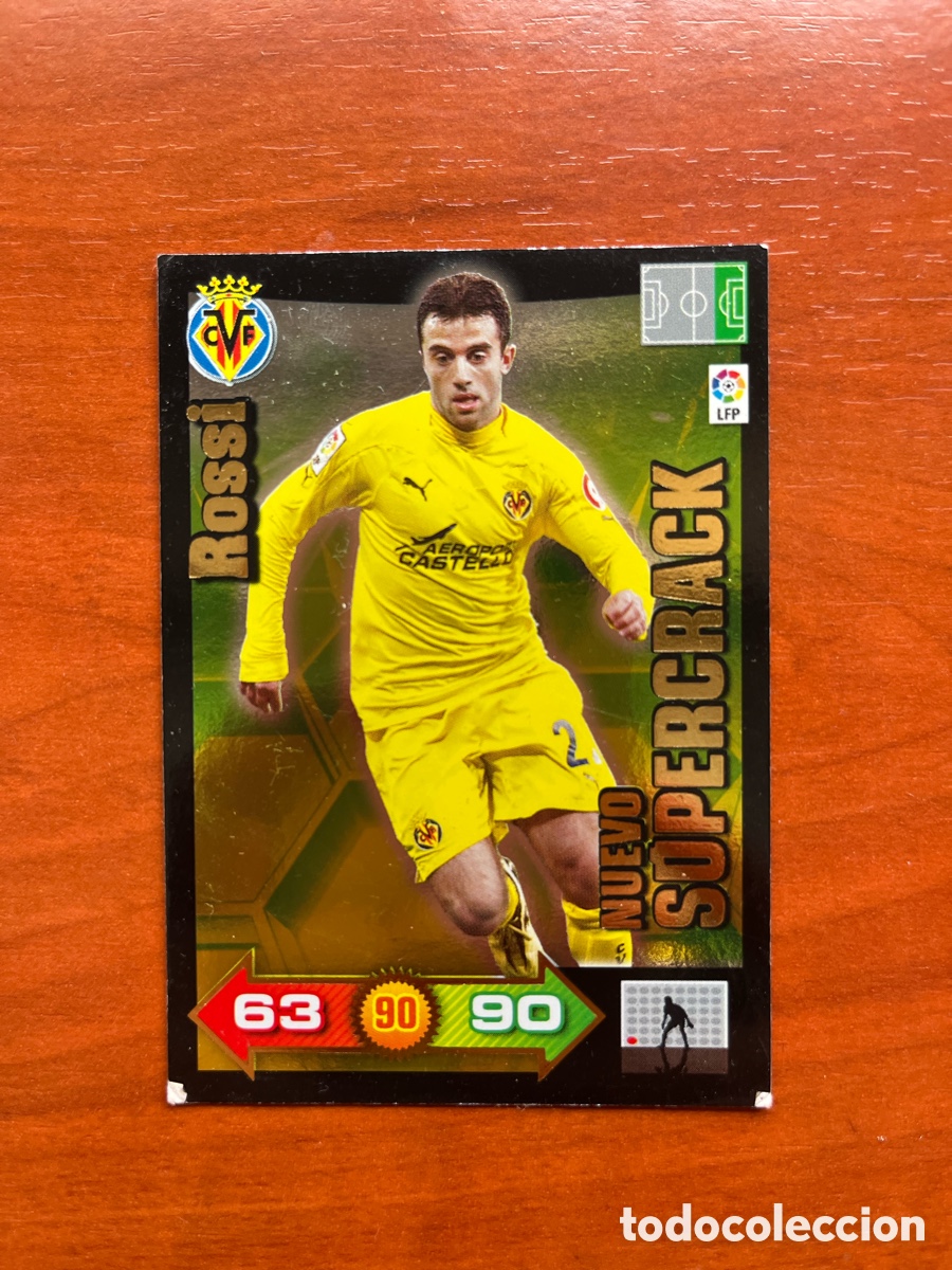 Cromos de F&uacute;tbol: ROSSI NUEVO S&Uacute;PERCRACK VILLARREAL CF ADRENALYN XL LA LIGA BBVA 2010 2011 PANINI 10 11 CROMO