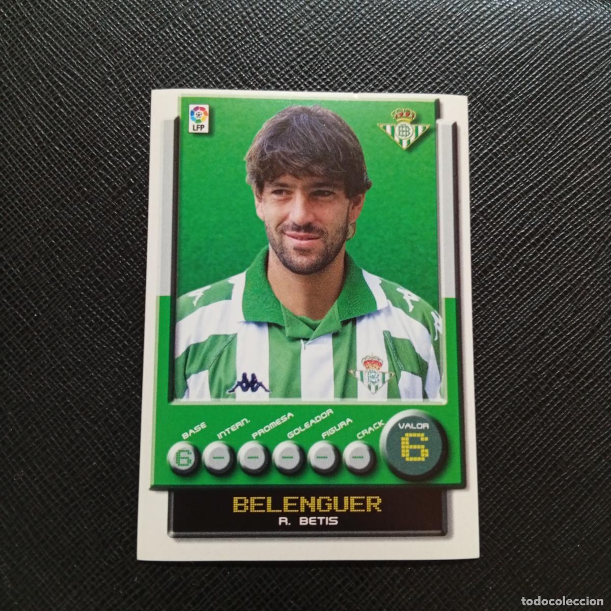 Cromos de F&uacute;tbol: 65 BELENGUER REAL BETIS PANINI 2001 2002 CROMO FUTBOL 01 02 LIGA - SIN PEGAR - A208 PG28