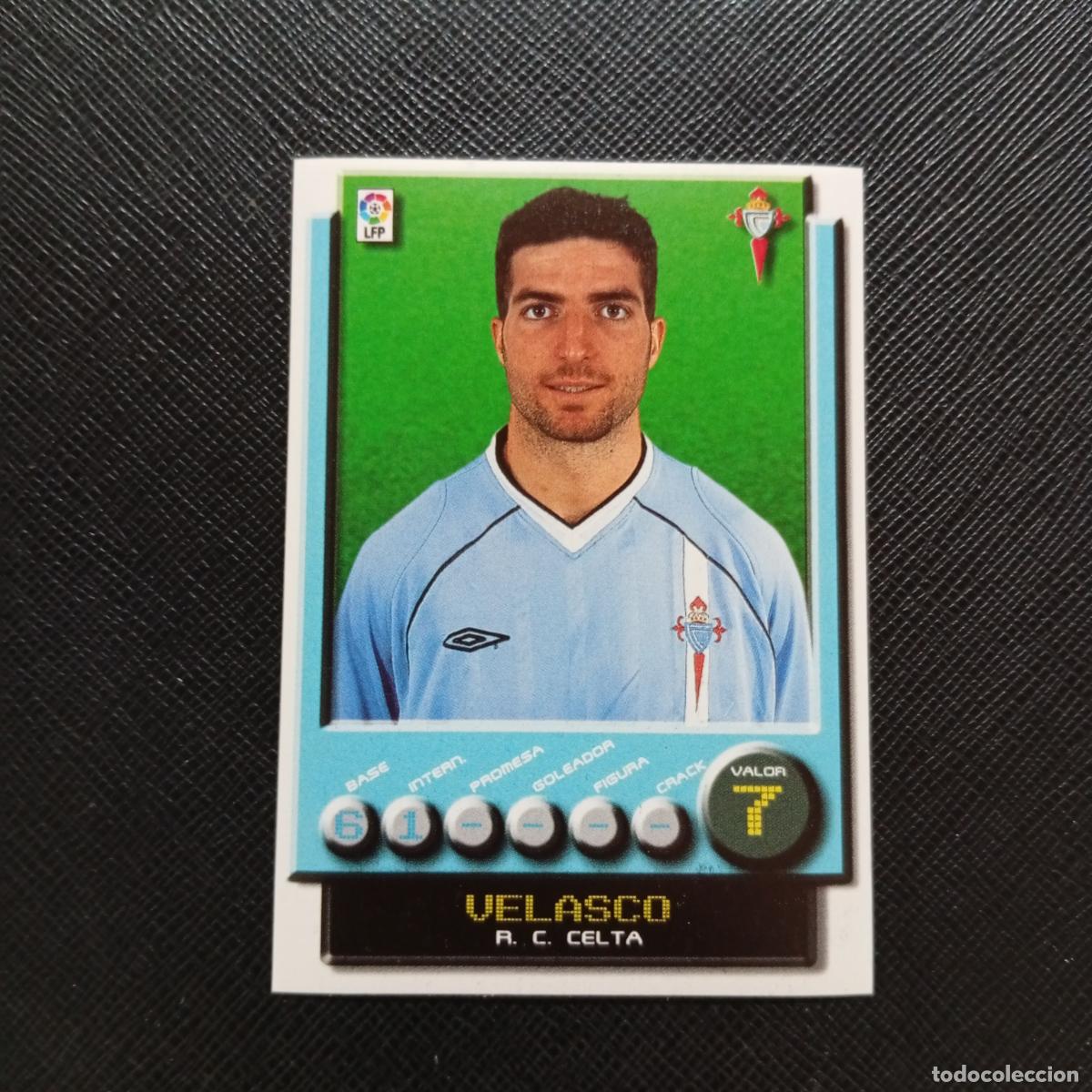 Cromos de Futebol: 83 VELASCO CELTA PANINI 2001 2002 CROMO FUTBOL 01 02 LIGA - SIN PEGAR - A208 PG37