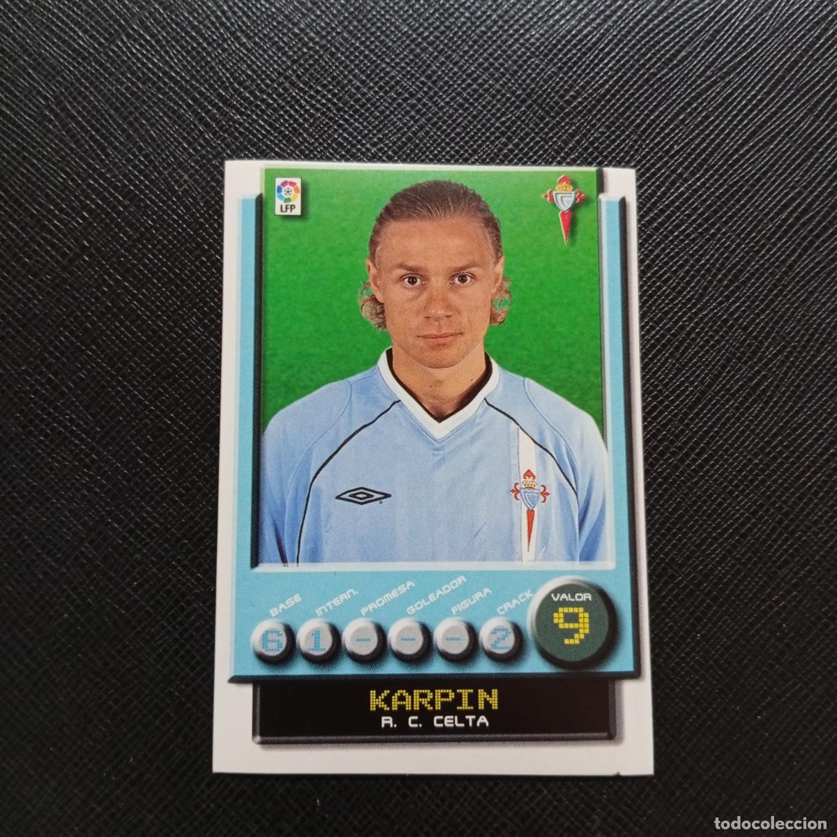 Cromos de F&uacute;tbol: 93 KARPIN CELTA PANINI 2001 2002 CROMO FUTBOL 01 02 LIGA - SIN PEGAR - A208 PG46