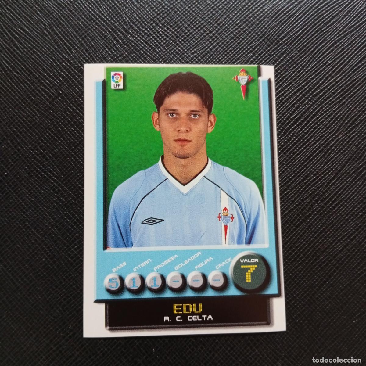 Cromos de F&uacute;tbol: 96 EDU CELTA PANINI 2001 2002 CROMO FUTBOL 01 02 LIGA - SIN PEGAR - A208 PG46