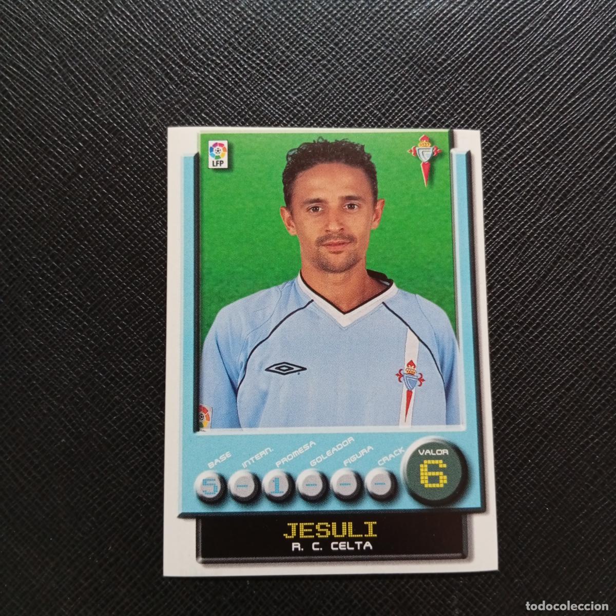 Cromos de F&uacute;tbol: 97 JESULI CELTA PANINI 2001 2002 CROMO FUTBOL 01 02 LIGA - SIN PEGAR - A208 PG46