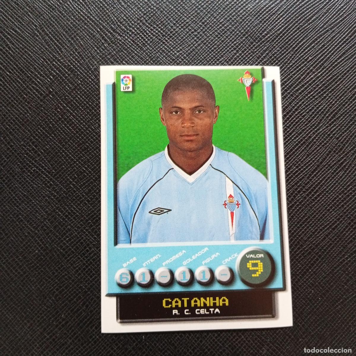 Cromos de F&uacute;tbol: 98 CATANHA CELTA PANINI 2001 2002 CROMO FUTBOL 01 02 LIGA - SIN PEGAR - A208 PG46