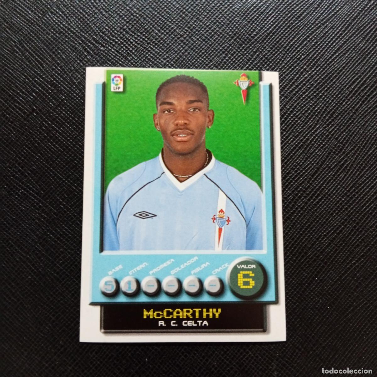 Cromos de F&uacute;tbol: 100 McCARTHY CELTA PANINI 2001 2002 CROMO FUTBOL 01 02 LIGA - SIN PEGAR - A208 PG46