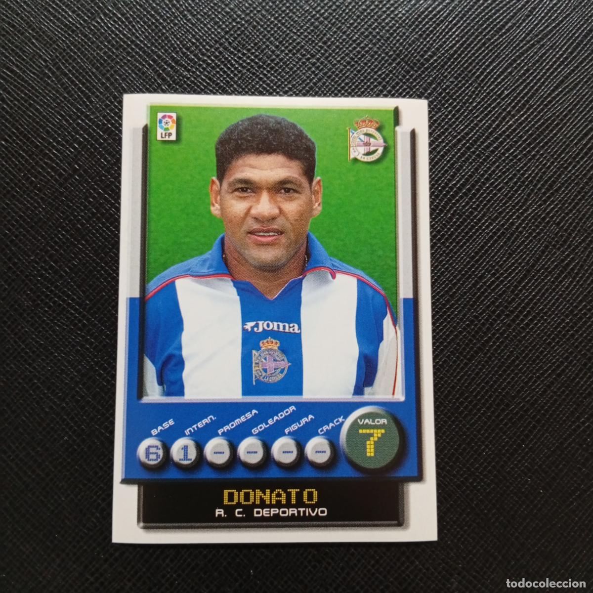 Cromos de Futebol: 104 DONATO DEPORTIVO PANINI 2001 2002 CROMO FUTBOL 01 02 LIGA - SIN PEGAR - A208 PG46