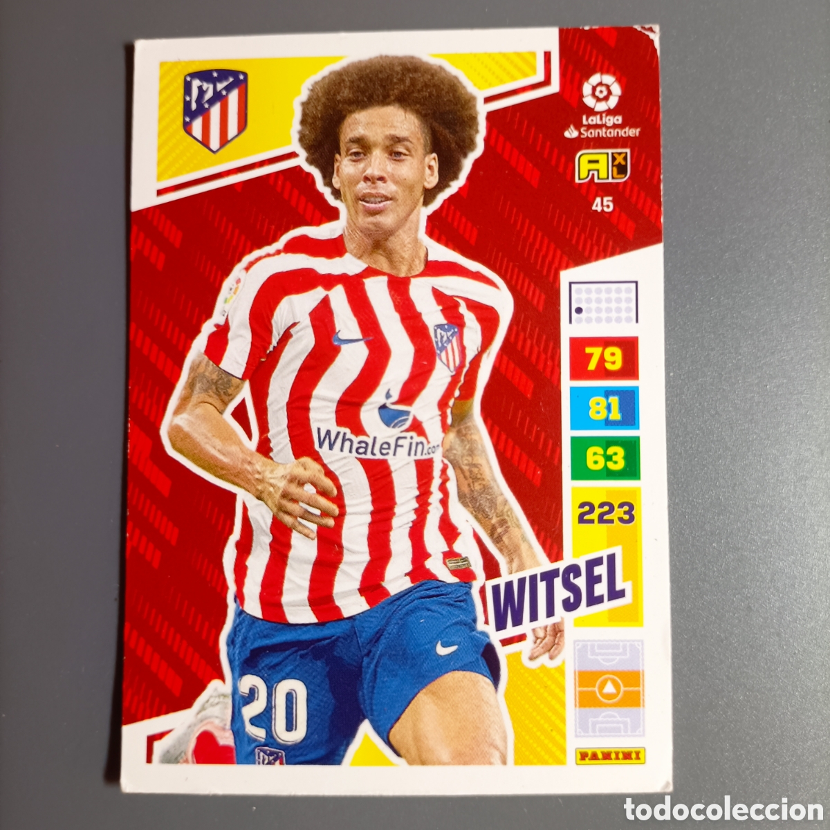 Cromos de Futebol: ADRENALYN LIGA 2022-2023 (ATL&Eacute;TICO) №45 WITSEL