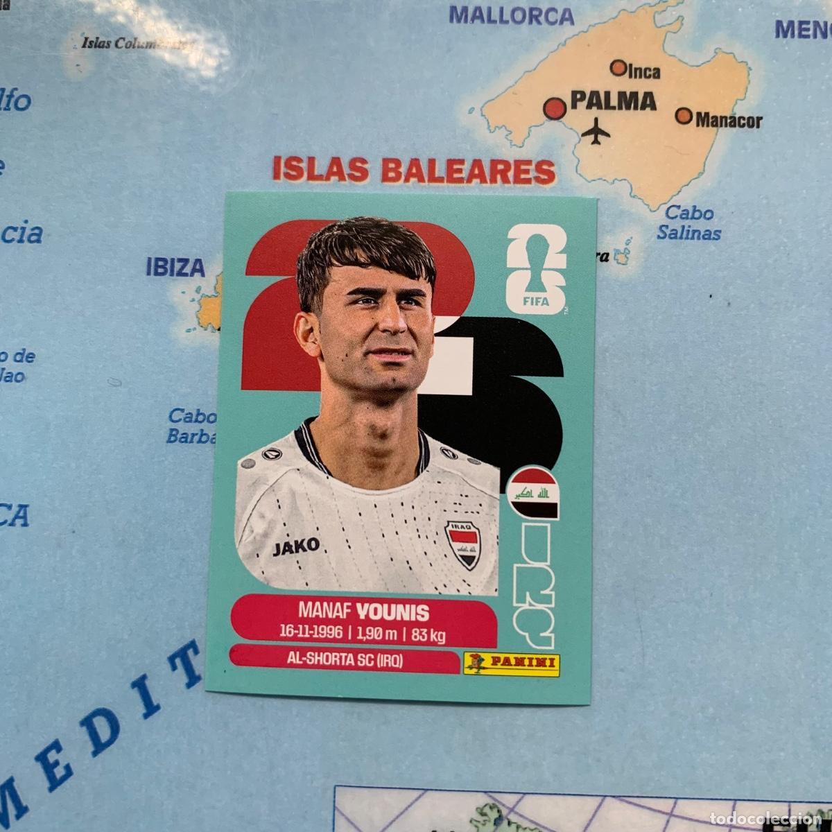 Cromos de Futebol: Irak n&uacute;mero 8 cromo panini Mundial Fifa World Cup 2026