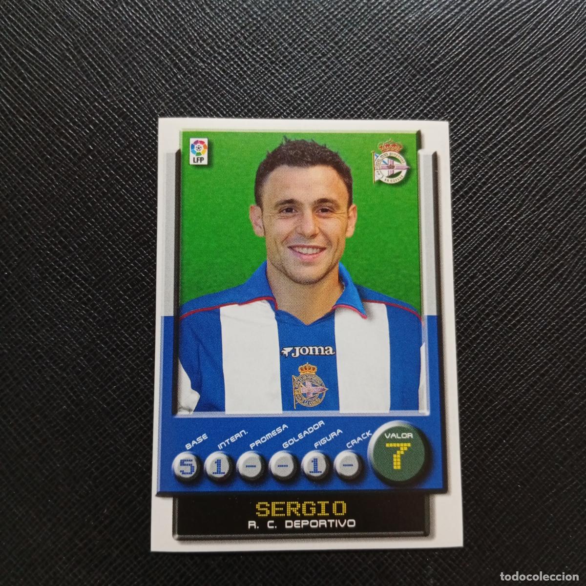 Cromos de F&uacute;tbol: 111 SERGIO DEPORTIVO PANINI 2001 2002 CROMO FUTBOL 01 02 LIGA - SIN PEGAR - A208 PG55